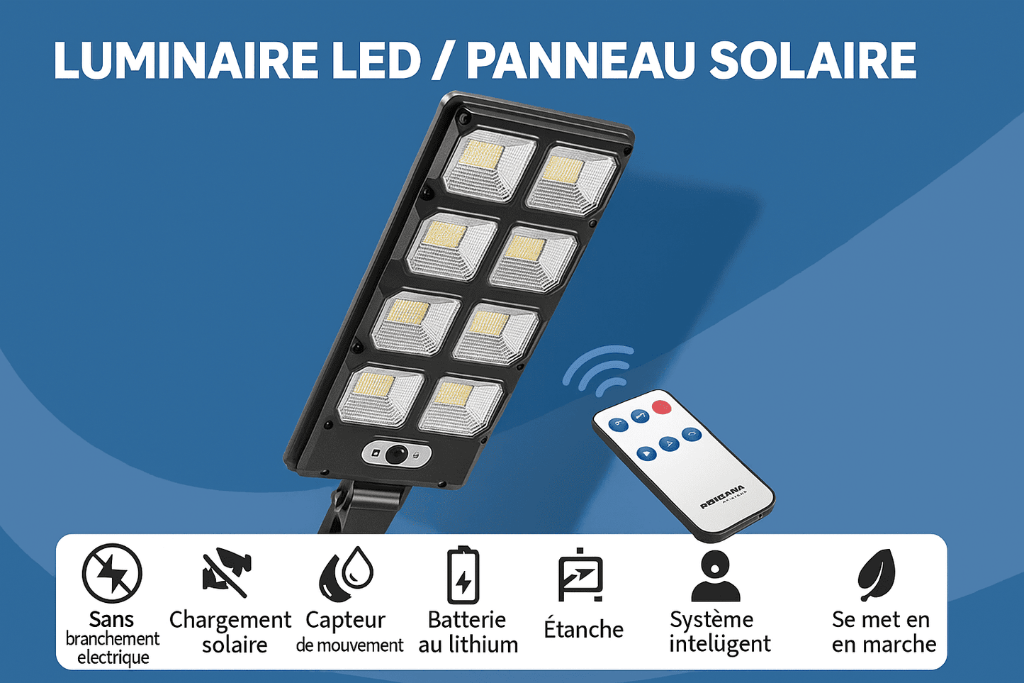 SolarGuard LED Outdoor Lamp