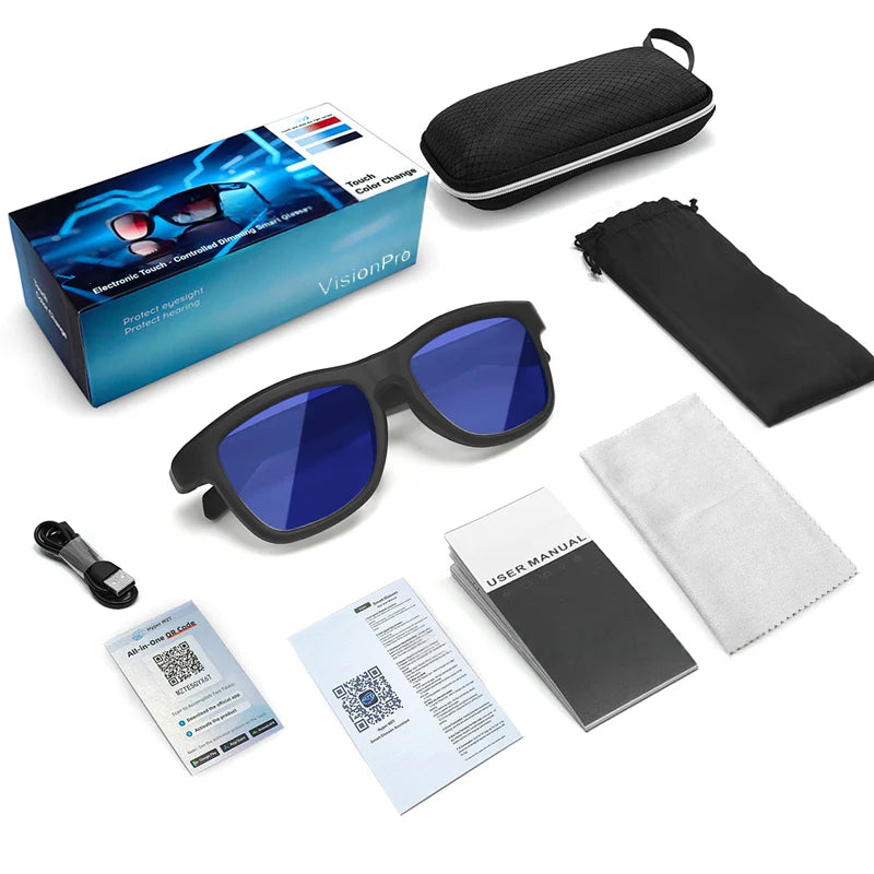VisionPro™ 3 - AI smart glasses that change color instantly. – product detail image 3 at Ozoric