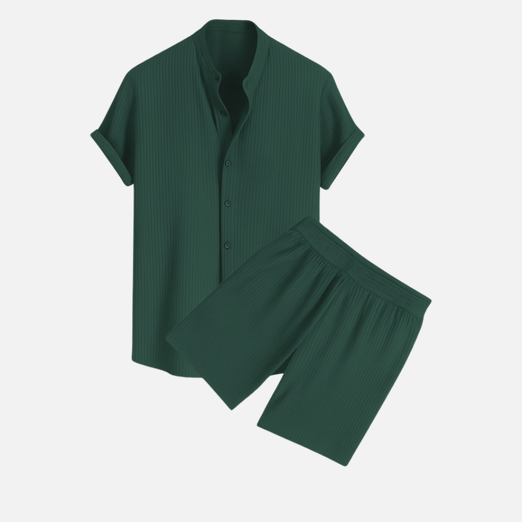 Riviera Summer Shirt & Shorts Set – product detail image 2 at Ozoric