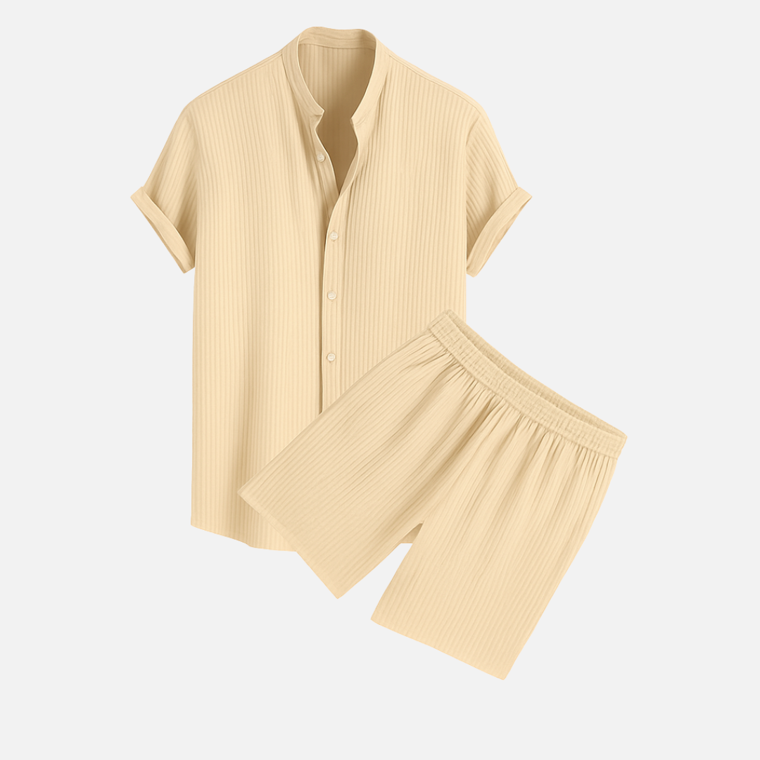 Riviera Summer Shirt & Shorts Set – product detail image 3 at Ozoric