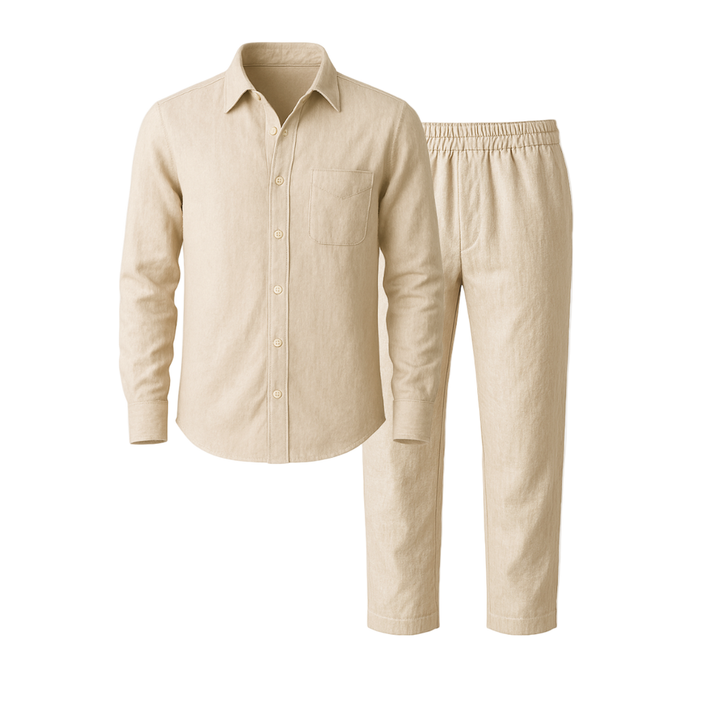 Sahara Linen Shirt & Pants Set – product image at Ozoric