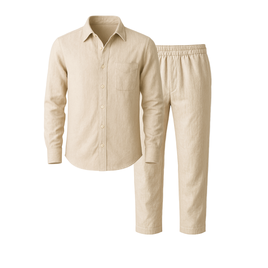 Sahara Linen Shirt & Pants Set – product image at Ozoric