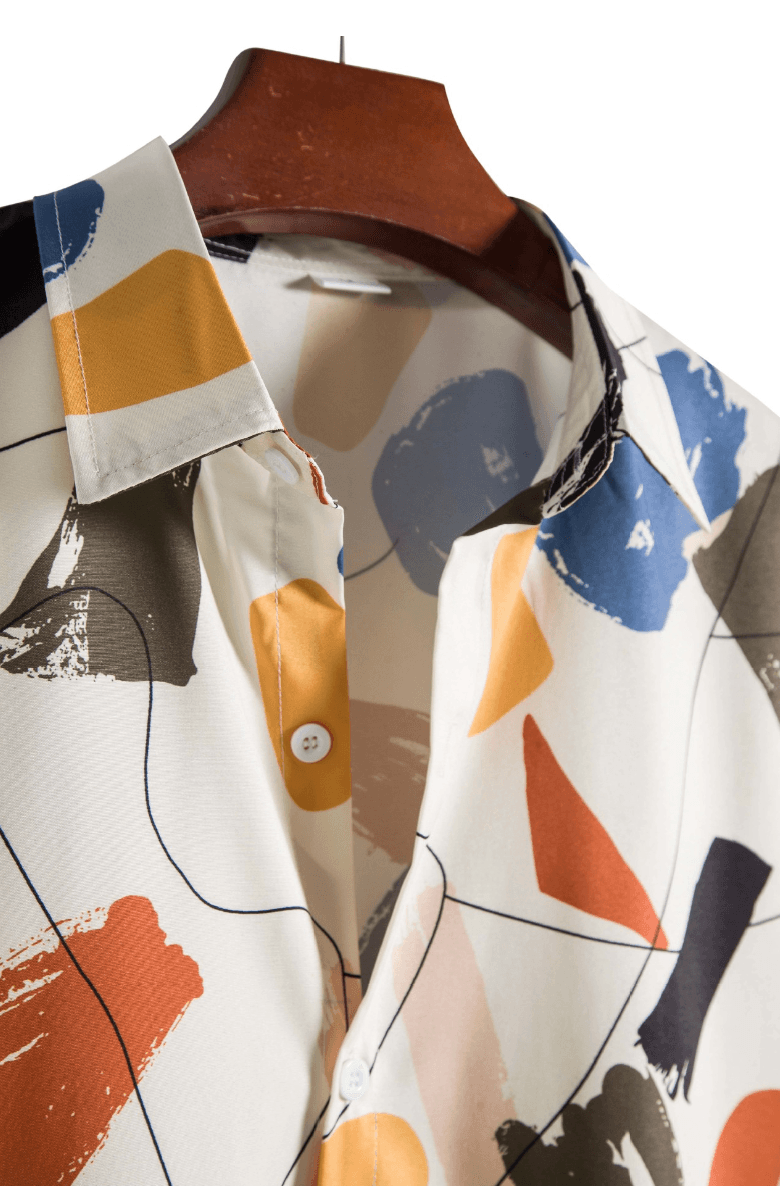 Holiday Breeze Men's Shirt – product detail image 3 at Ozoric