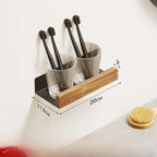 OakSteel Punch-Free Bathroom Rack – product detail image 9 at Ozoric