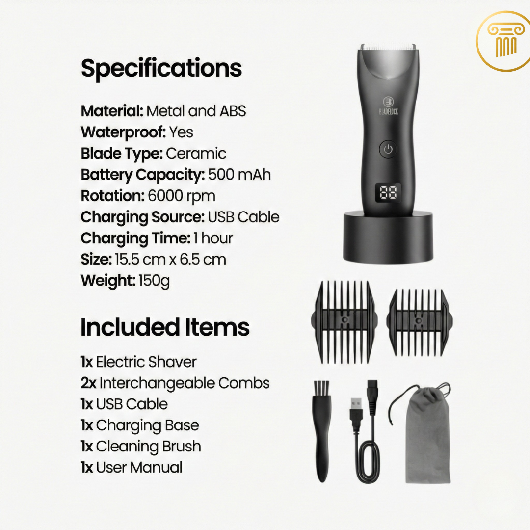 BarberMax® – Professional Intimate Trimmer – product detail image 8 at Ozoric