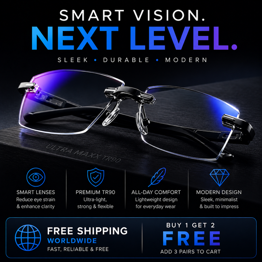 Ultra Maxx TR90 Smart Reading Glasses — Buy 1 Get 2 Free – product image at Ozoric