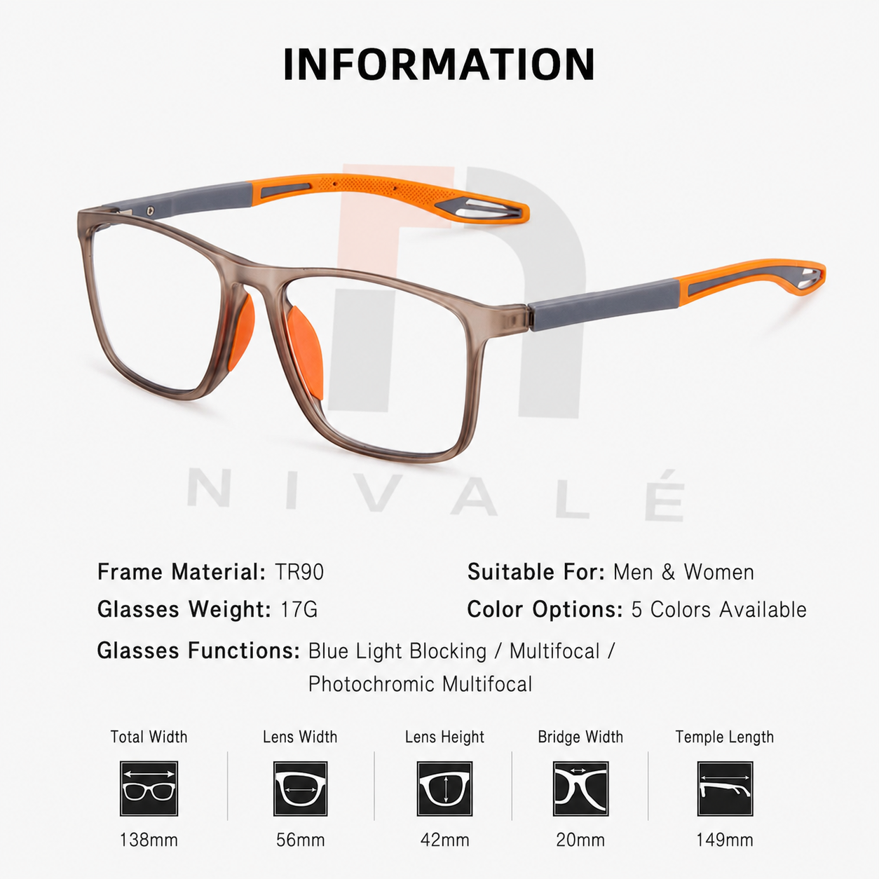 Nexolens™ Multifocal Glasses — Near & Far Vision in One Pair – product detail image 2 at Ozoric