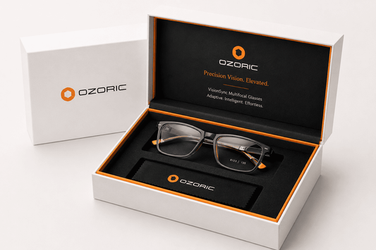 VisionSync™ Adaptive Multifocal Glasses + FREE Vision Guide eBook – product image at Ozoric