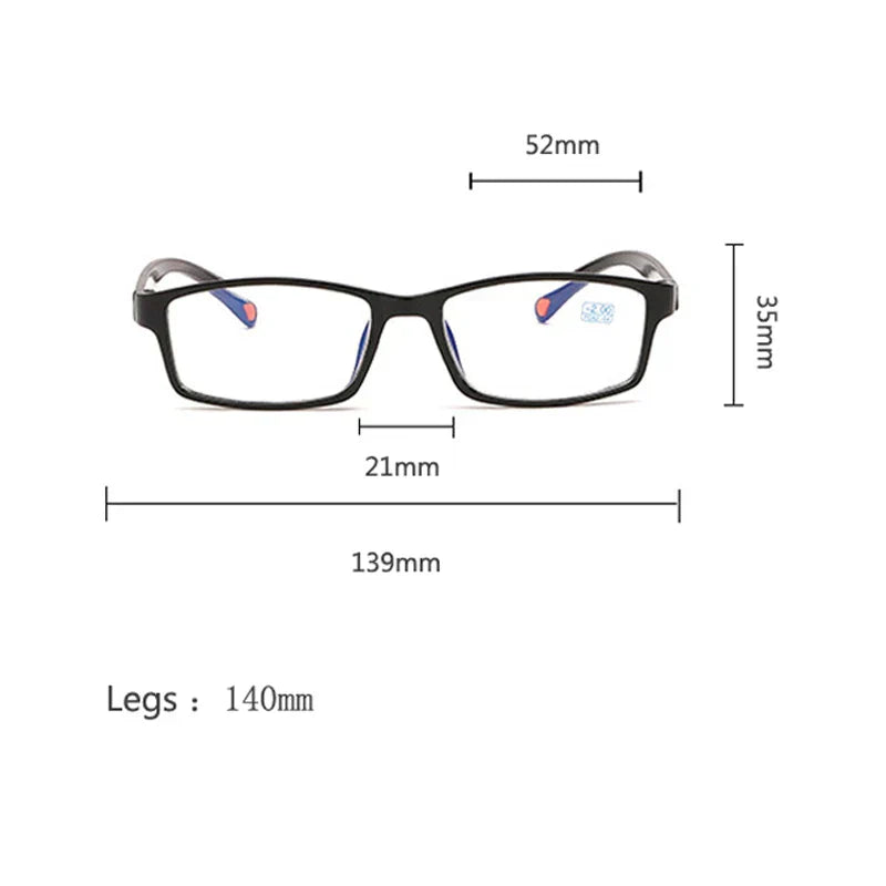 FeatherLight Myopia Glasses – product detail image 3 at Ozoric