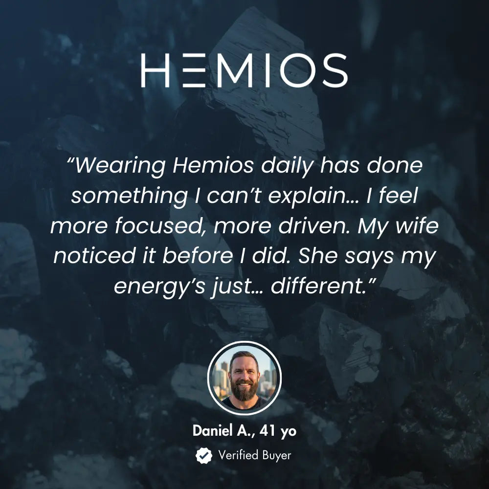 Hæmatitarmbånd Hemios® [Køb 1, få 1 GRATIS] – detaljebillede 6 af produktet hos Ozoric