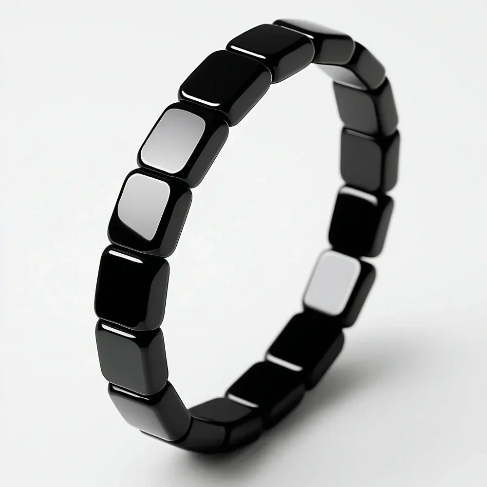Hæmatitarmbånd Hemios® [Køb 1, få 1 GRATIS] – detaljebillede 2 af produktet hos Ozoric
