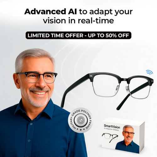 SmartVision™ AI-Powered Adaptive Glasses – product image at Ozoric