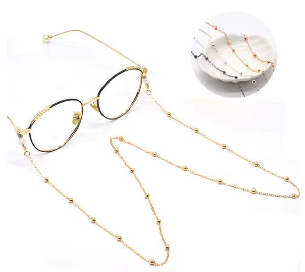 Polished Chain – Elegant Eyewear Accessory – product detail image 3 at Ozoric