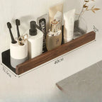 OakSteel Punch-Free Bathroom Rack – product detail image 6 at Ozoric