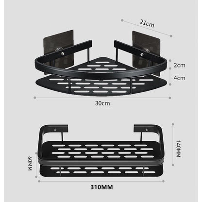 AeroCorner Bathroom Shelf – product detail image 3 at Ozoric