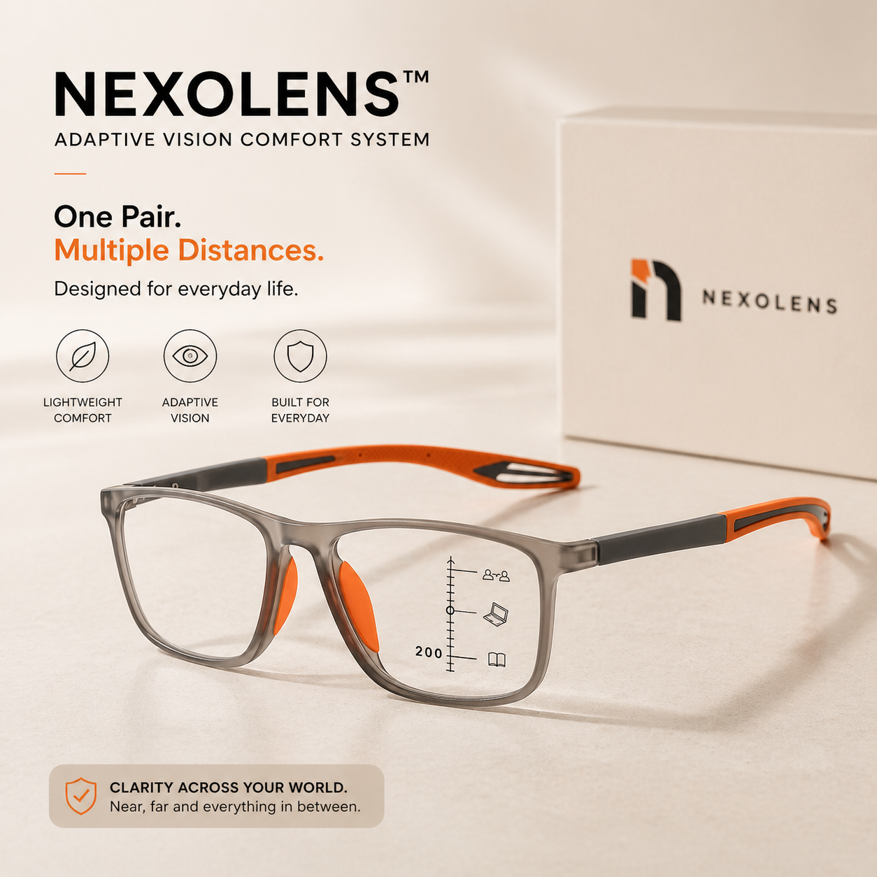 Nexolens - Adaptive Vision Comfort System – product image at Ozoric