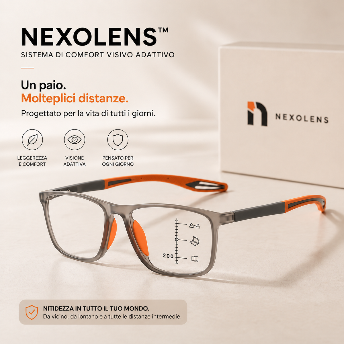 Occhiali multifocali Nexolens + regalo – immagine di dettaglio del prodotto 6 su Ozoric