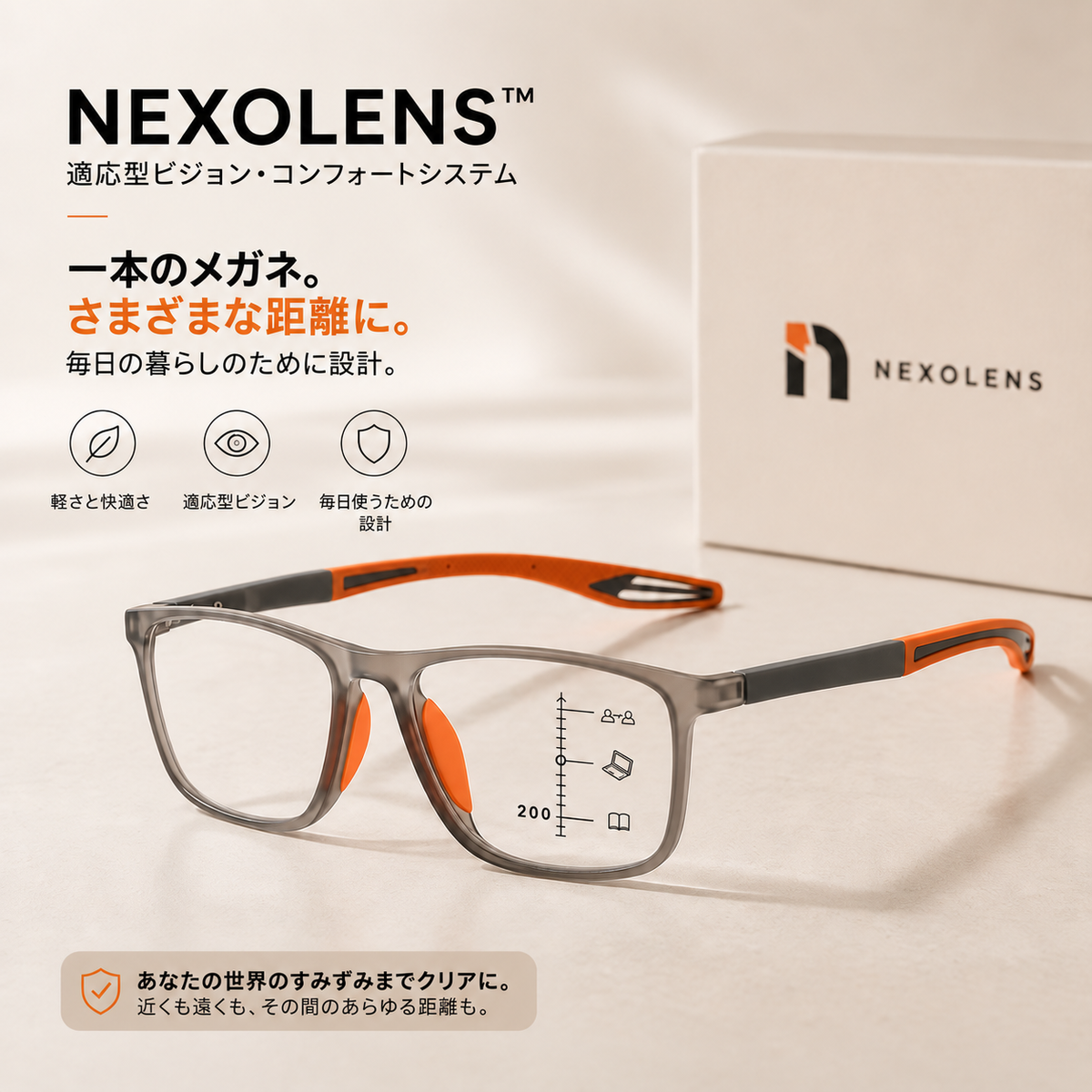 Nexolens - アダプティブ・ビジョンコンフォートシステム – Ozoricの商品画像