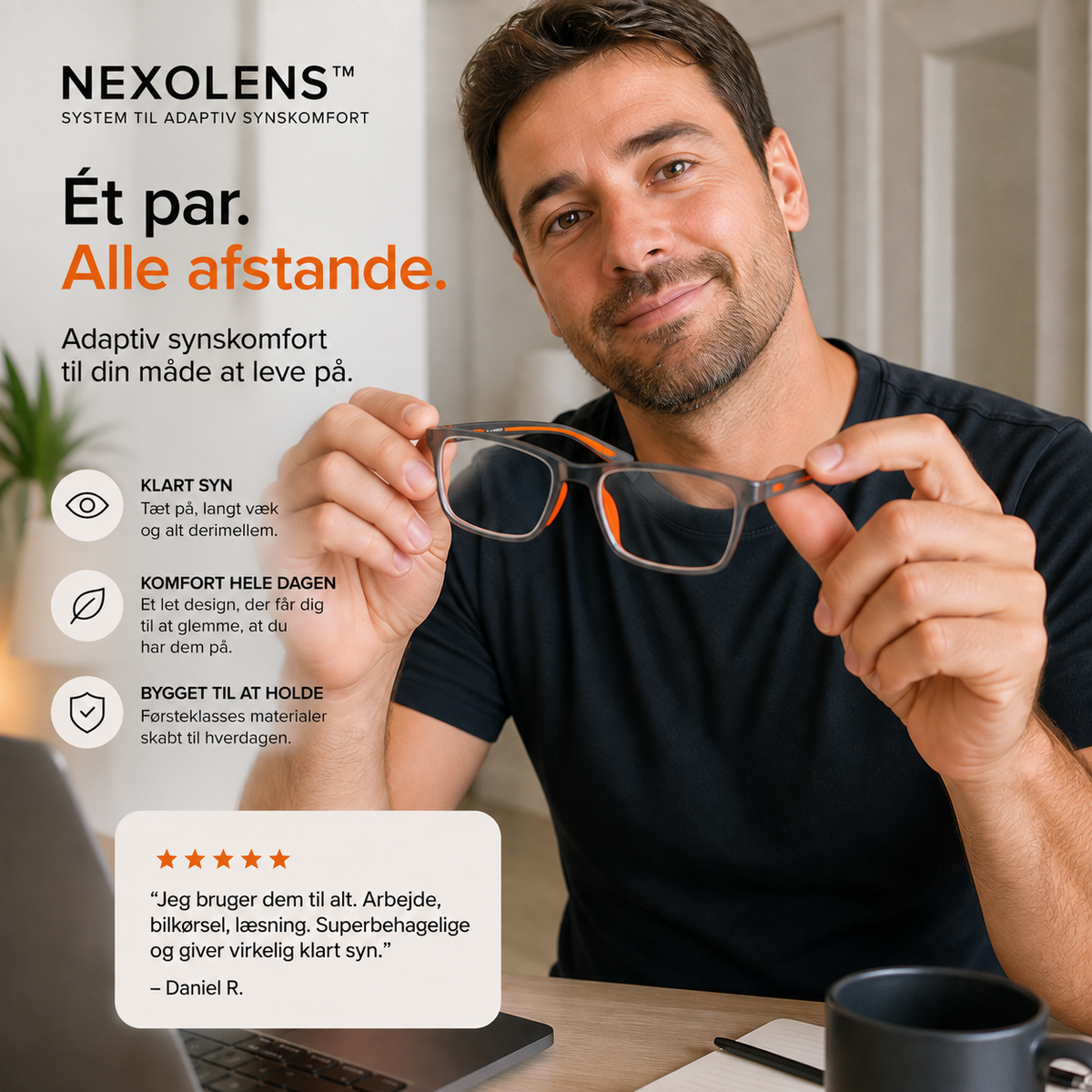 Nexolens - Adaptivt system til synskomfort – detaljebillede 3 af produktet hos Ozoric