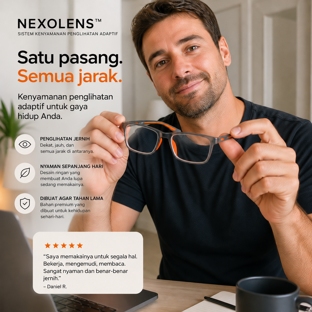 Nexolens - Sistem Kenyamanan Penglihatan Adaptif – gambar detail produk 3 di Ozoric