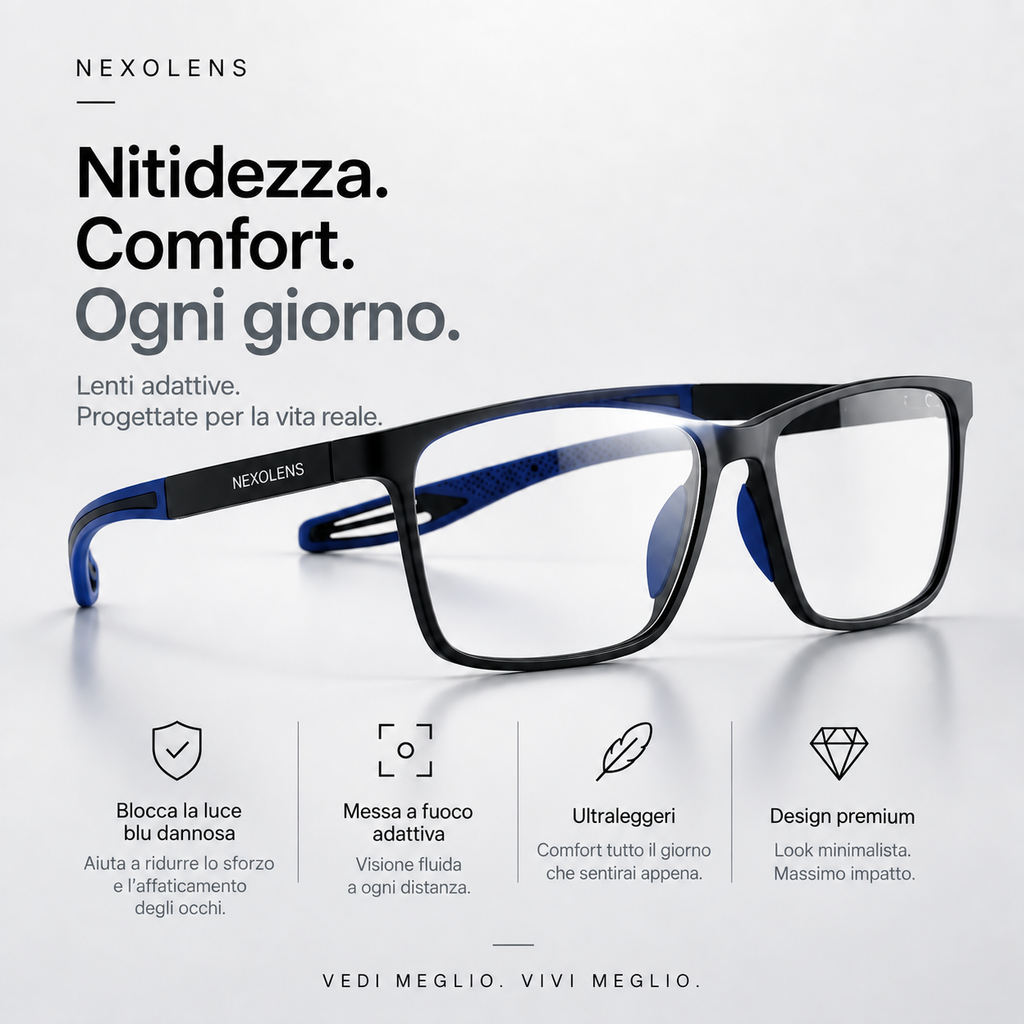 Occhiali multifocali Nexolens + regalo – immagine di dettaglio del prodotto 12 su Ozoric