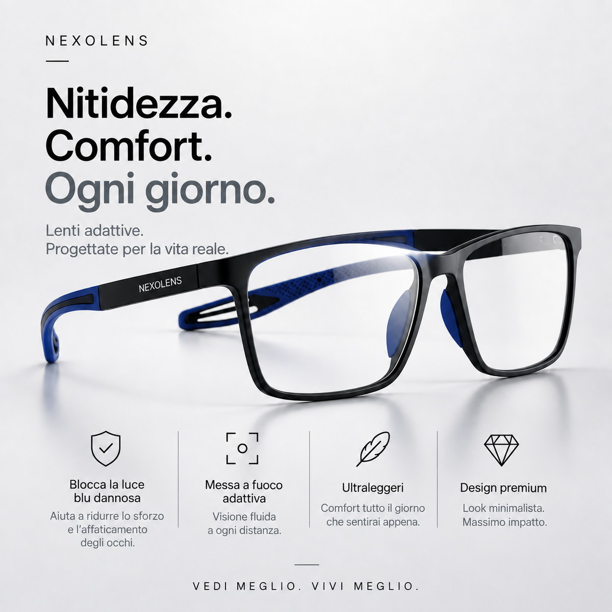 Occhiali multifocali Nexolens + regalo – immagine di dettaglio del prodotto 12 su Ozoric