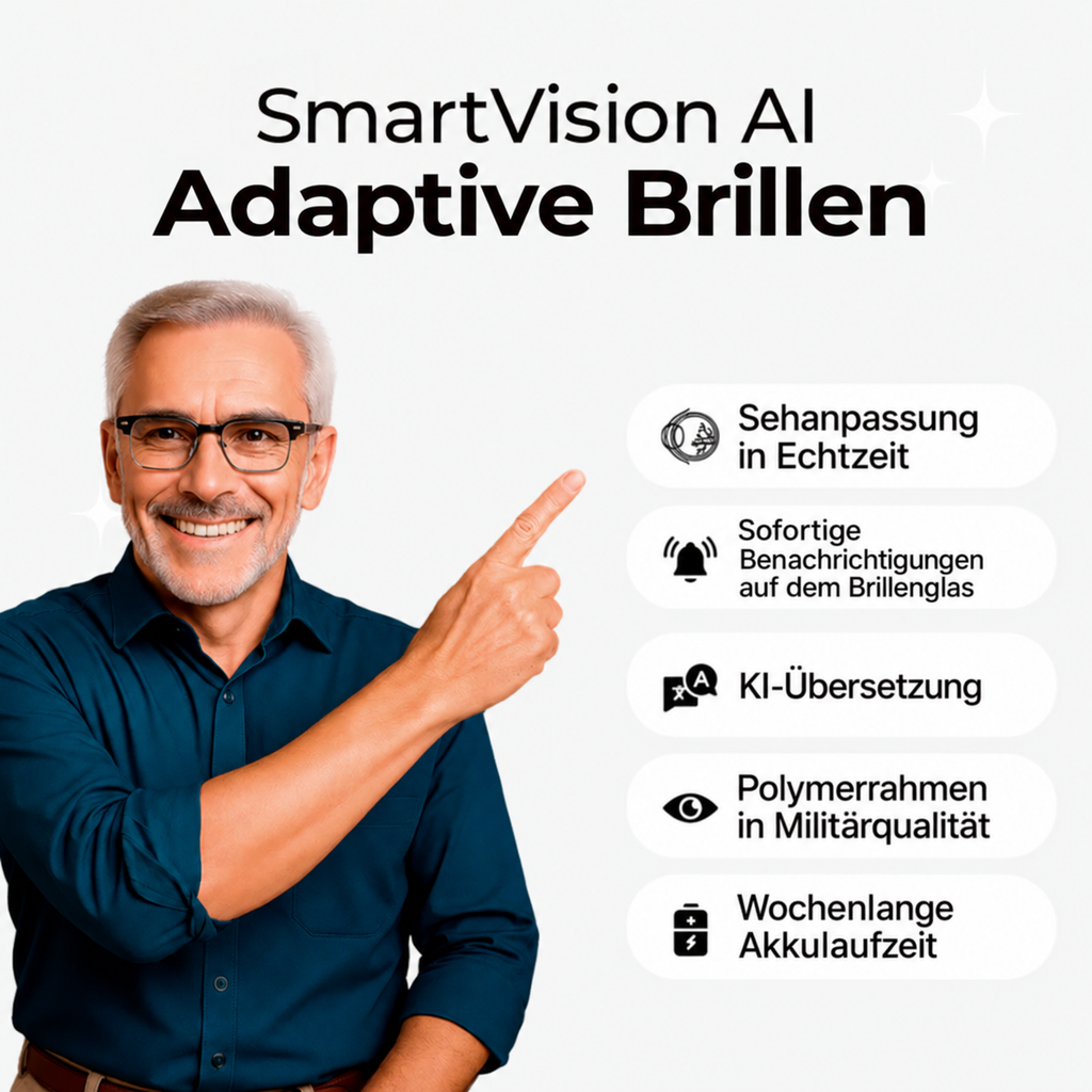 SmartVision™ KI-gestützte adaptive Brille – Produktdetailbild 2 bei Ozoric