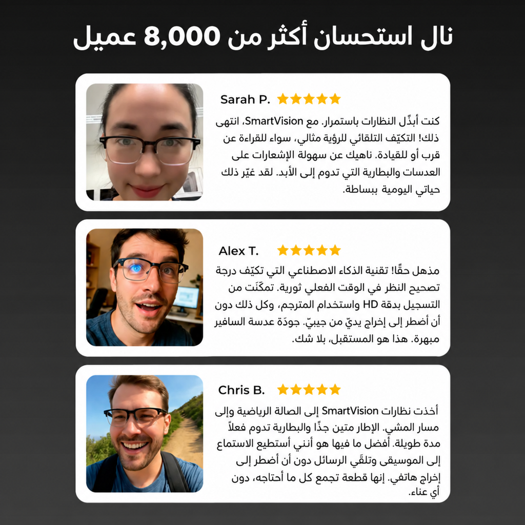 SmartVision™ نظارات متكيفة مدعومة بالذكاء الاصطناعي – صورة تفصيلية للمنتج رقم 4 لدى Ozoric