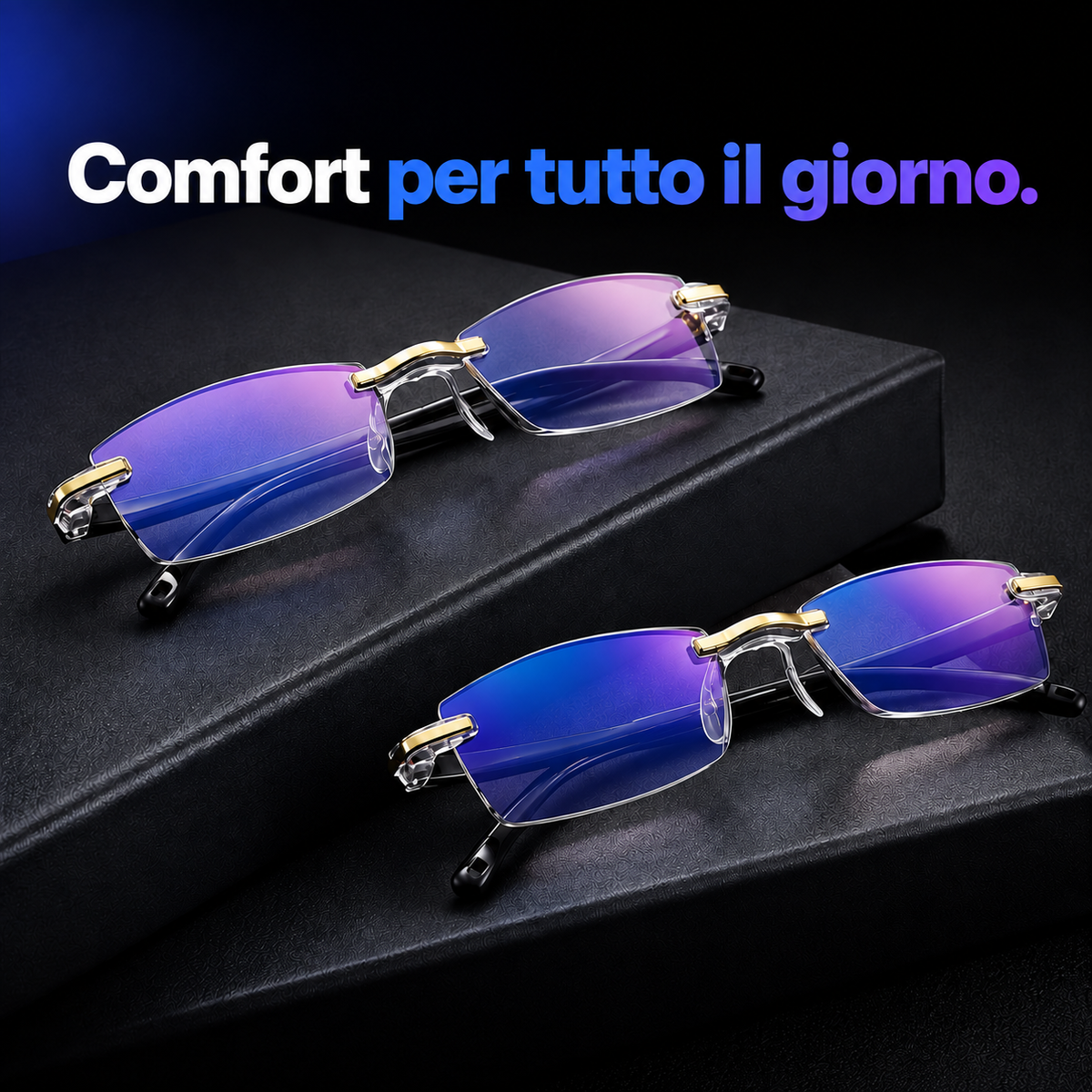 Occhiali da lettura intelligenti Ultra Maxx TR90 — Acquista 1, ricevi 2 gratis – immagine di dettaglio del prodotto 2 su Ozoric