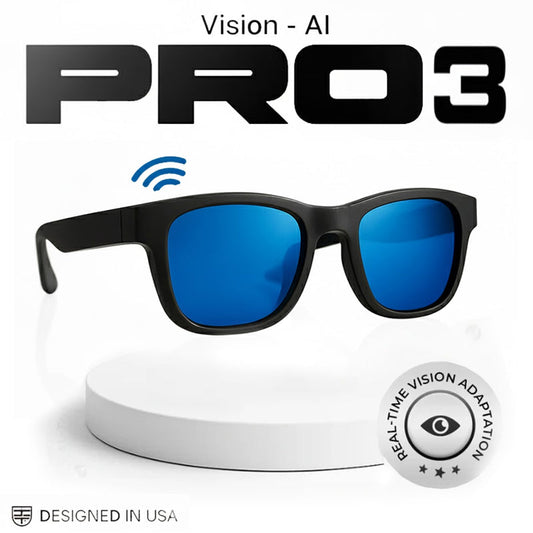 VisionPro™ 3 - AI smart glasses that change color instantly. – product image at Ozoric