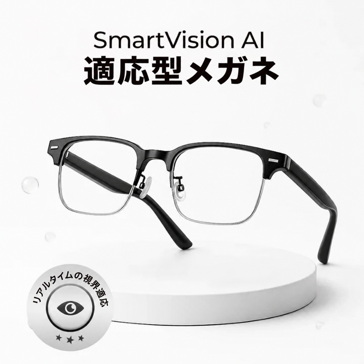 SmartVision™ AI搭載の適応型メガネ – Ozoricの商品詳細画像5