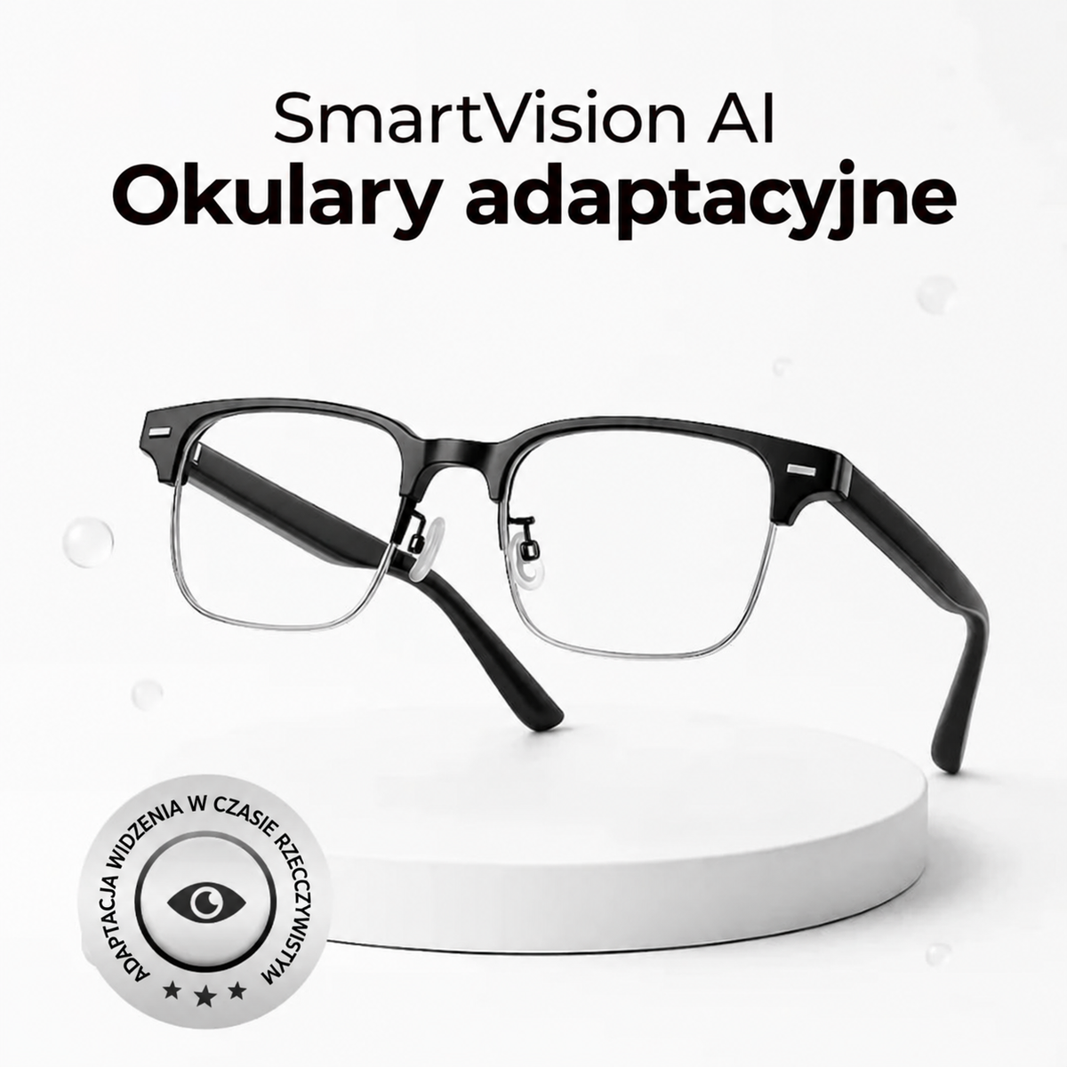 SmartVision™ Adaptacyjne okulary z AI – szczegółowe zdjęcie produktu 5 w Ozoric