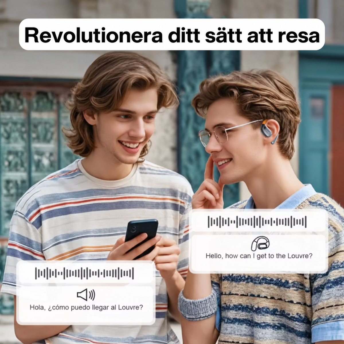 VerbaBuds™ AI-översättningshörlurar