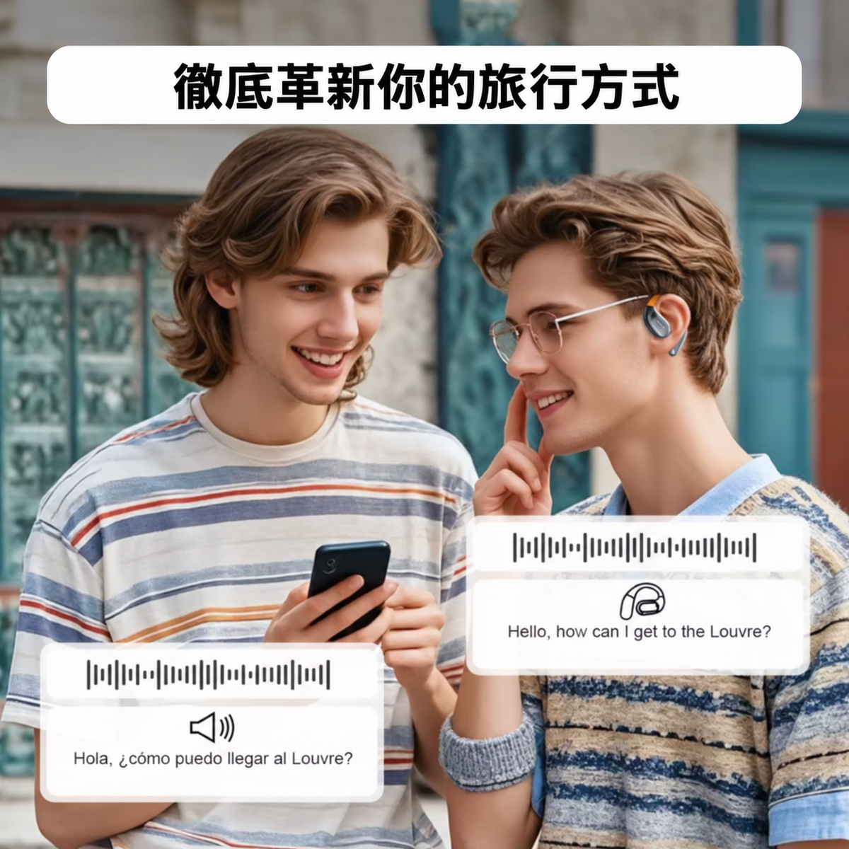 VerbaBuds™ AI 翻譯耳機